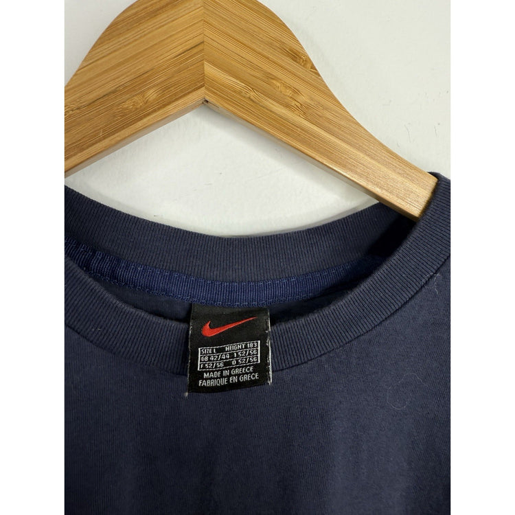 2000s Nike Navy Blue T-shirt Size L