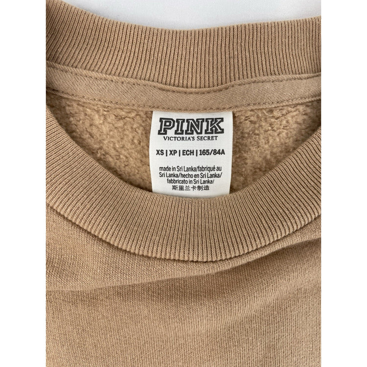 Womens Victoria’s Secret PINK Tan Shirt Size XS
