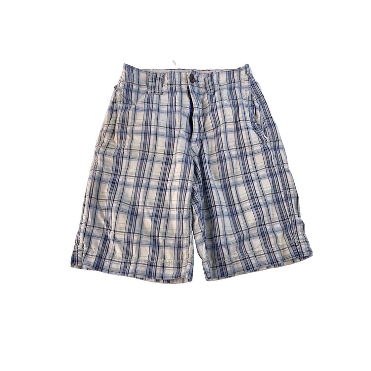 Men’s American Eagle Outfitters Plaid Multicolor Cargo Shorts Size 26