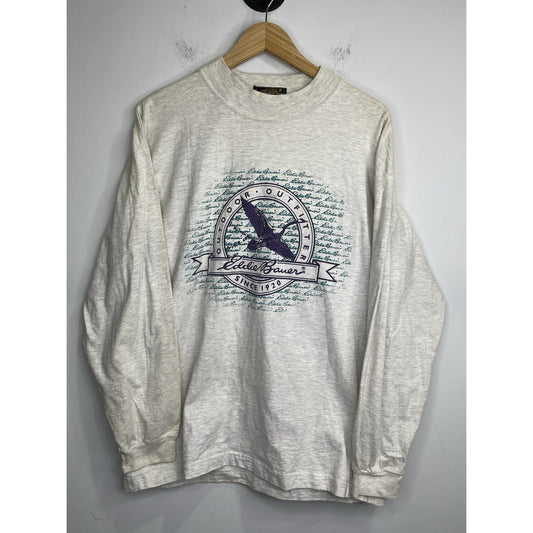 Vintage Made In Usa Eddie Bauer Long Sleeve T-shirt Size L