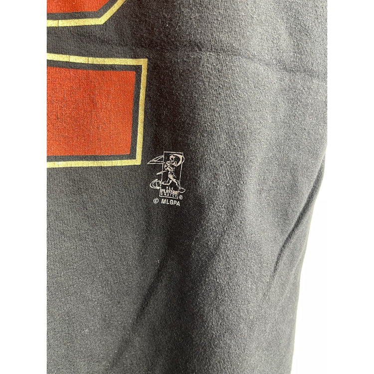 Men’s VTG 2004 Houston Astros #22 Roger Clemens Box Tee Black By Dynasty Sz XL