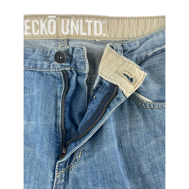 Mens Ecko UNLTD . Light Blue Denim Jeans Size 38