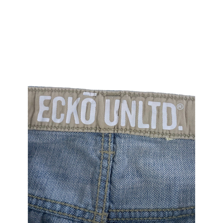 Mens Ecko UNLTD . Light Blue Denim Jeans Size 38