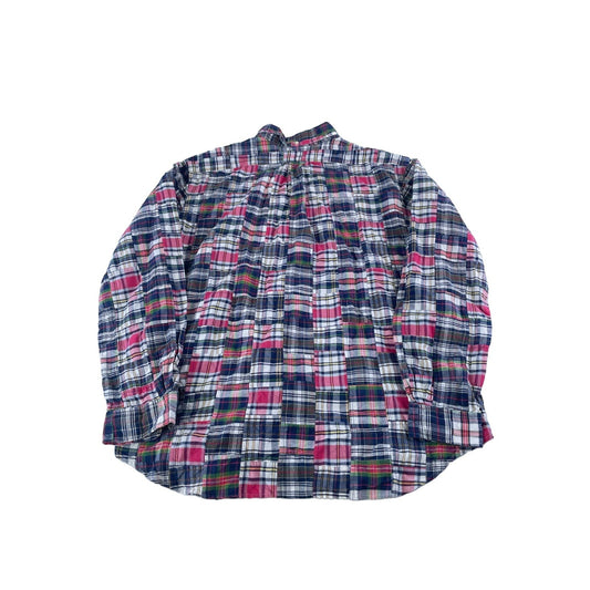 Mens Polo Ralph Lauren Multicolored Plaid Button Down Shirt Size XL
