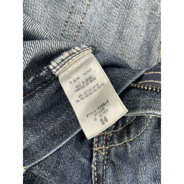 Mens 2000s Vintage Guess Straight Jeans Size 34