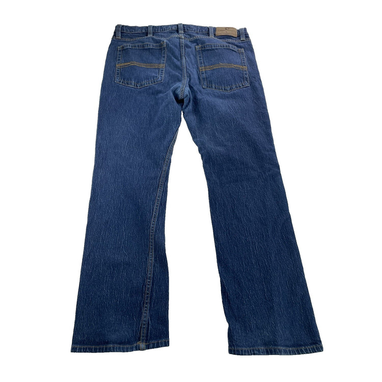 Men’s Cody James Relaxed straight Wide Leg Dark Wash Blue jeans Size 40x32