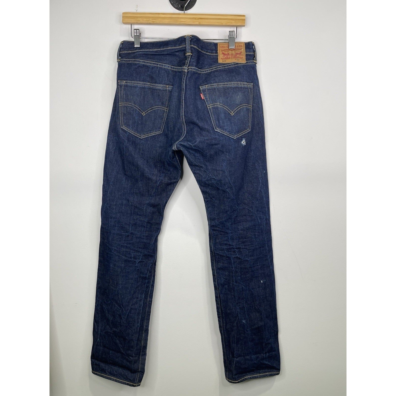 Vintage Men’s Levi Strauss 501 Raw Selveage Denim Jeans 31x34