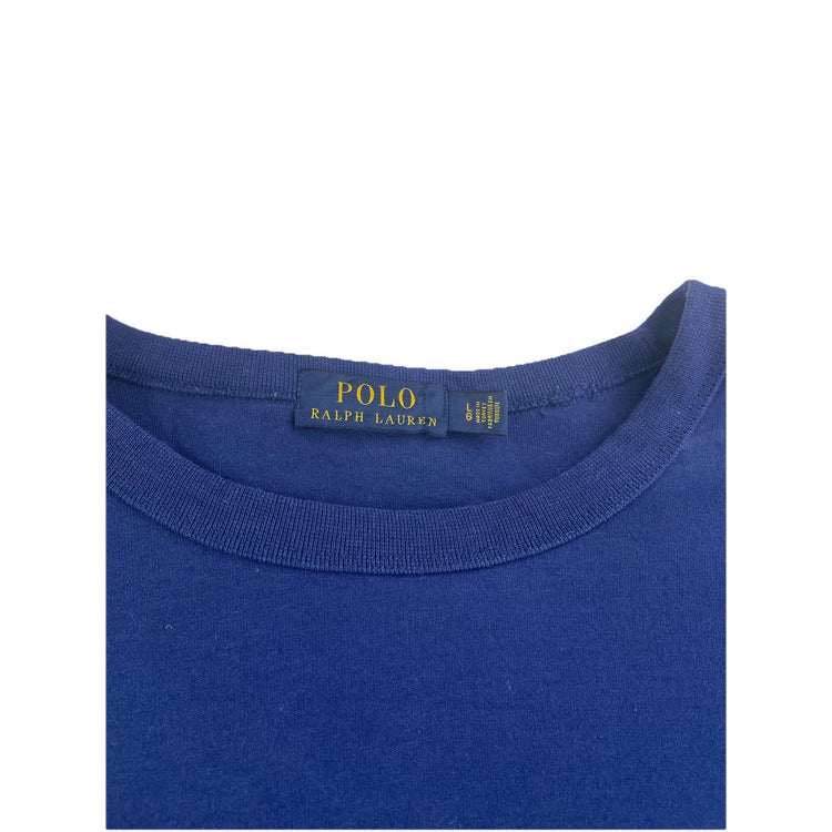 Mens Vintage Polo Ralph Lauren Blue Sweatshirt Size L