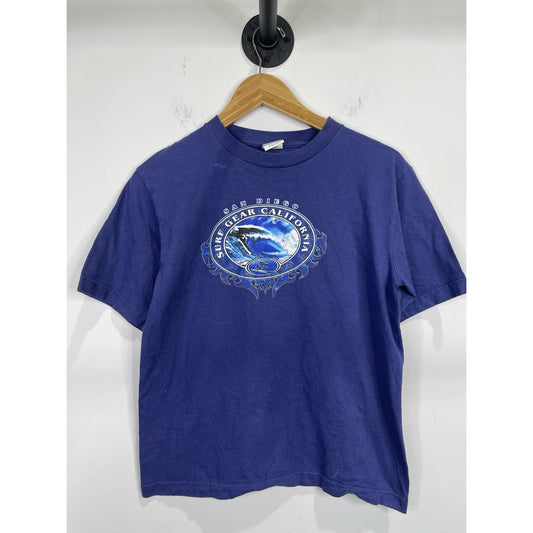 Men’s Y2k san diego surf gear California Blue t-shirt Size Large