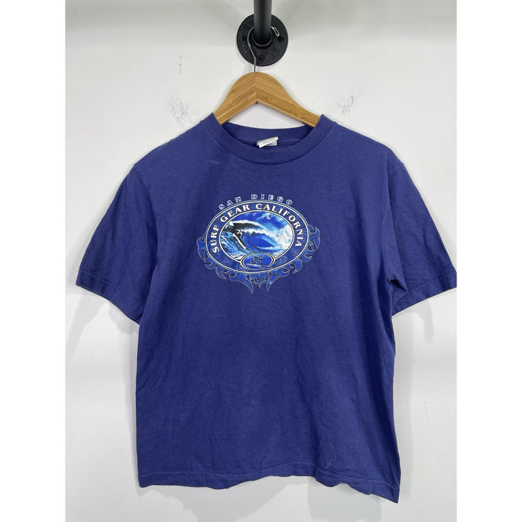 Men’s Y2k san diego surf gear California Blue t-shirt Size Large
