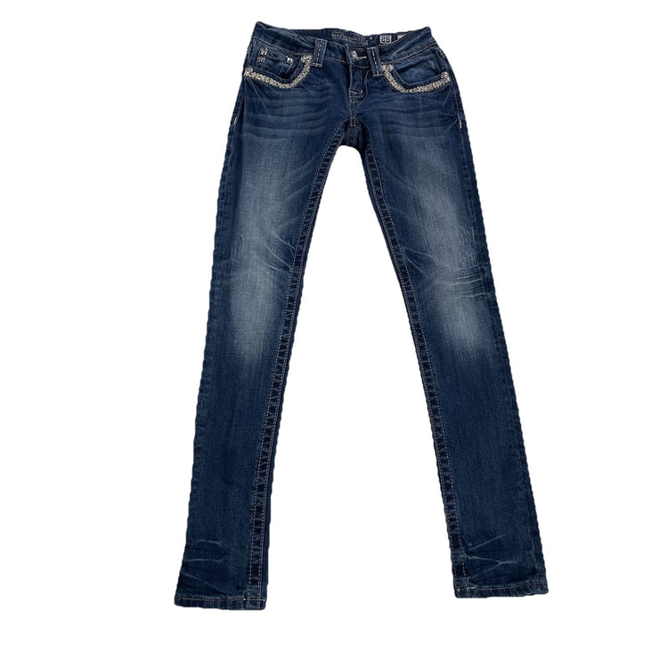 Womens Vintage Miss Me Skinny Jeans Size 25