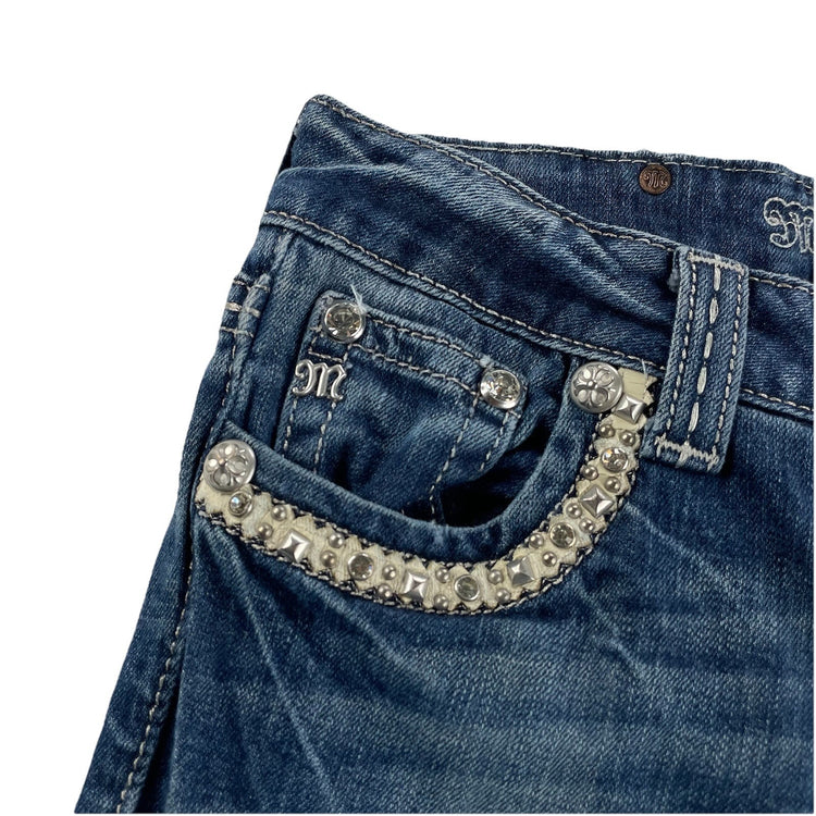 Womens Vintage Miss Me Skinny Jeans Size 25