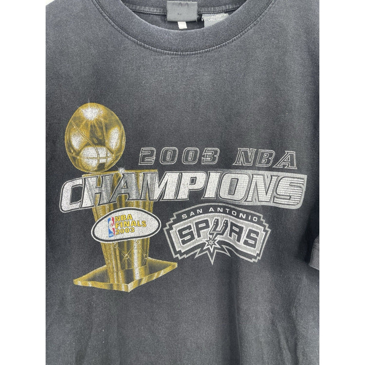 Men’s Vintage San Antonio Spurs T Shirt 2003 Championship Sz Large