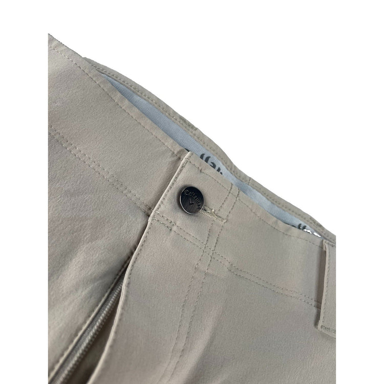 Mens Callaway Performance Flat Front Khaki Golf Shorts Size 40