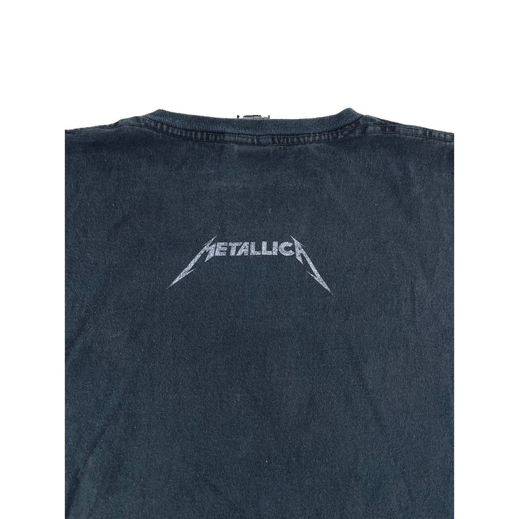 Mens Vintage Obscuridad “Matellica” Snake Graphic T-Shirt Black Size Small
