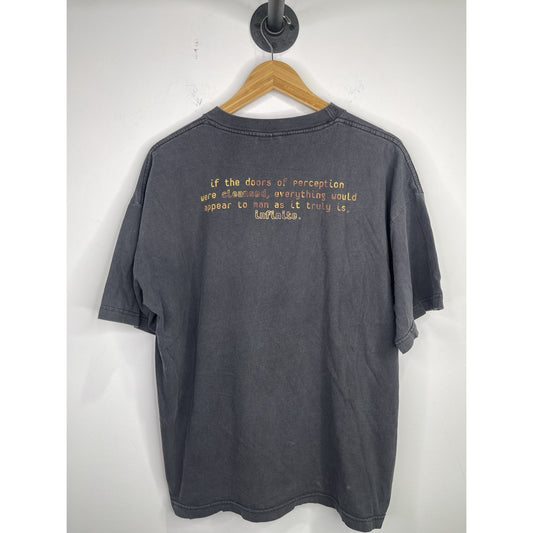 Vintage 1999 Mens The Doors Band Black T-Shirt Size X-Large