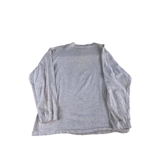 Mens Vintage 1993 Taos New Mexico Gray Ski Long Sleeve T Shirt Size Large