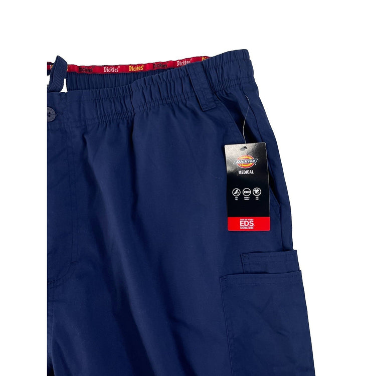 Mens Dickies Navy Blue Medical Scrub Pants Size 2XL