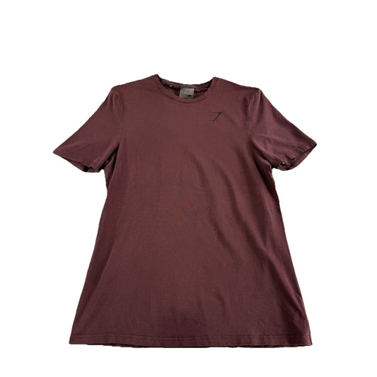 Womens Gymshark Maroon T-Shirt Size M