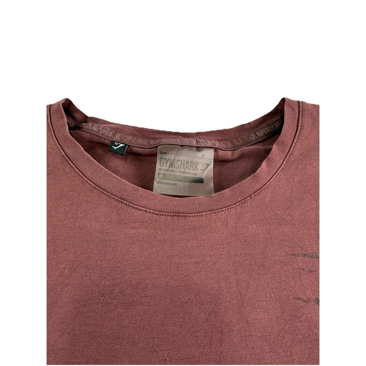 Womens Gymshark Maroon T-Shirt Size M