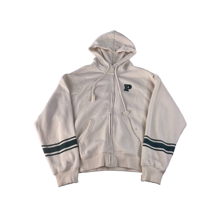Women’s PINK Victorias Secret White Fleece Lined Zip Up Jacket Size Small