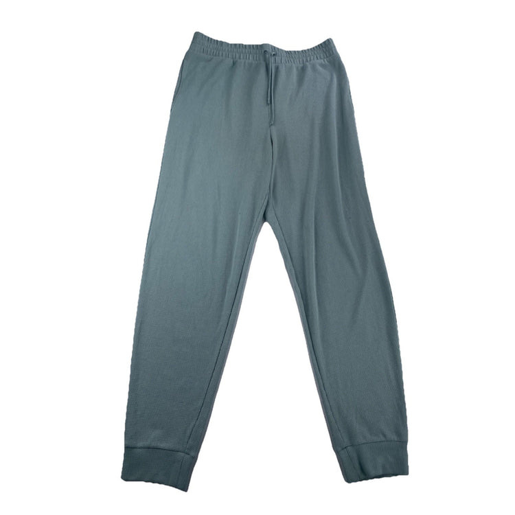 Womens Victoria’s Secret Green Waffle Knit Joggers Size Medium