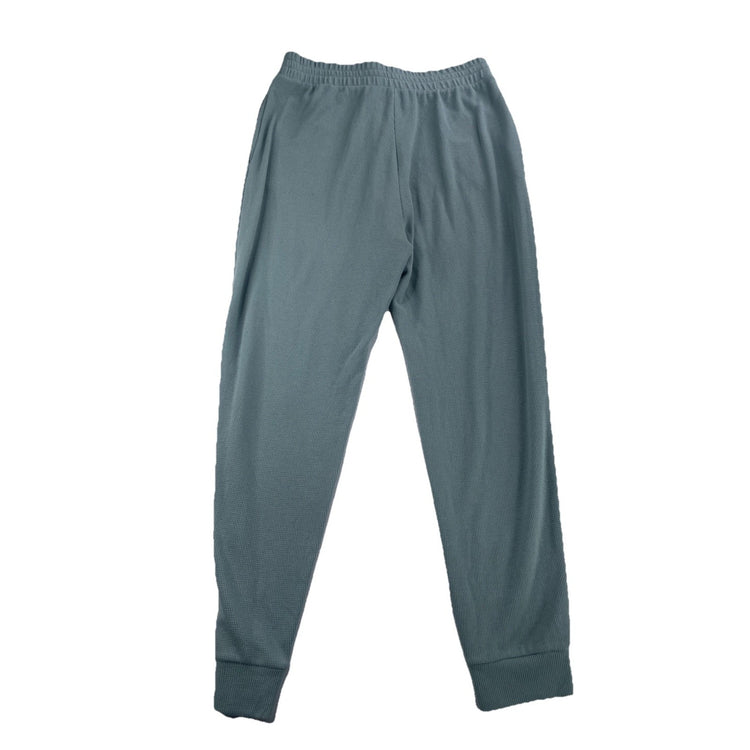 Womens Victoria’s Secret Green Waffle Knit Joggers Size Medium