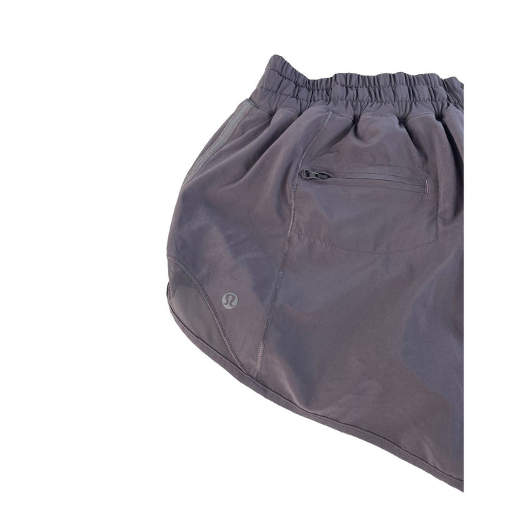 Women's Lululemon Lanvender Grey Lightweight Athletic Running Shorts Size 8