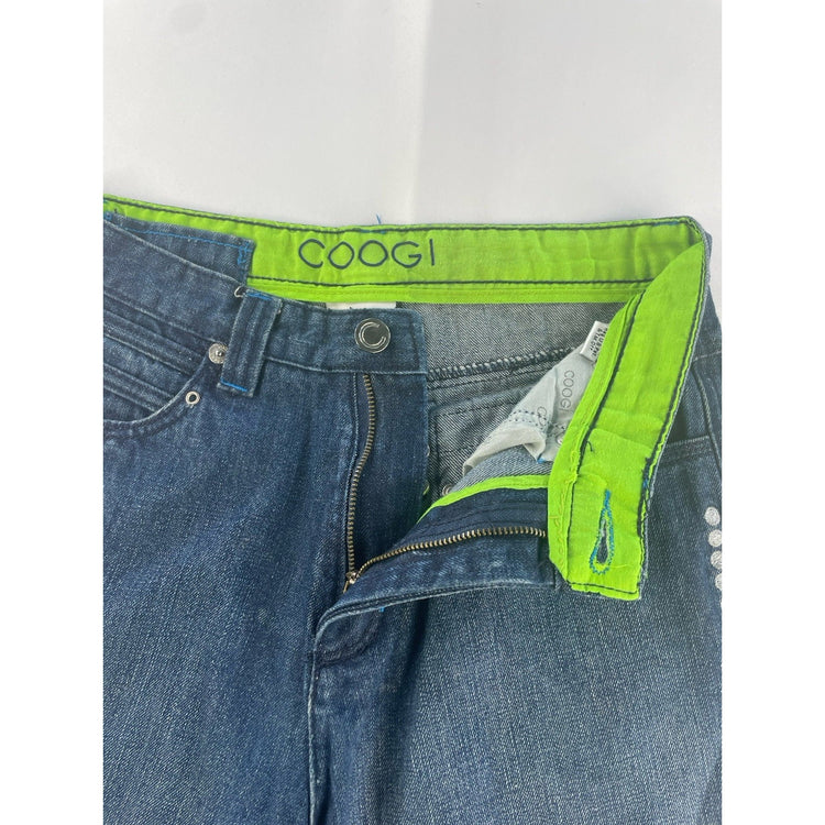 Mens Vintage Coogi Australia Baggy Wide Leg Hip Hop Skate Denim Jeans Size 18