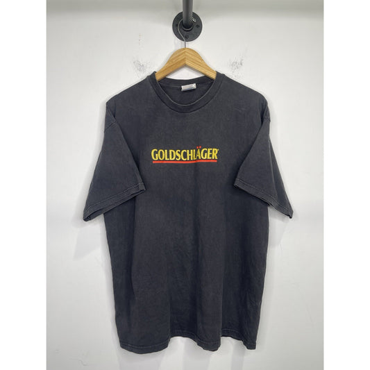 Goldschlager TEAR IT UP Snowboard Black  TShirt Hanes Heavyweight Tag Sz XL