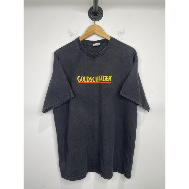 Goldschlager TEAR IT UP Snowboard Black  TShirt Hanes Heavyweight Tag Sz XL