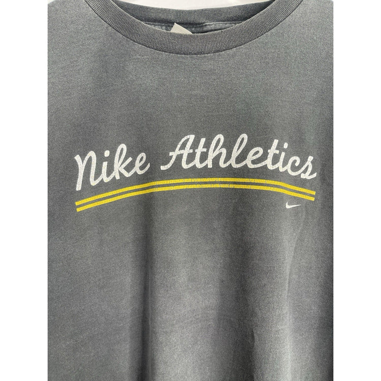 Men’s VTG Black Nike Athletics Short Sleeve T Shirt Sz Large