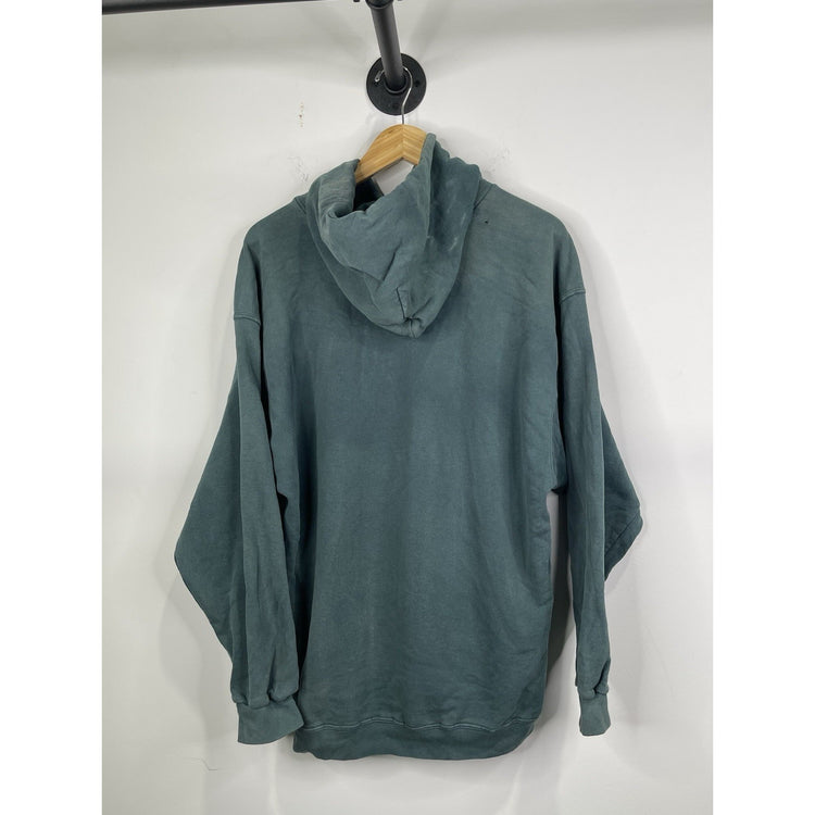 VINTAGE Nike Sweatshirt Men Large Green Hoodie Pullover 90s Streetwear USA *