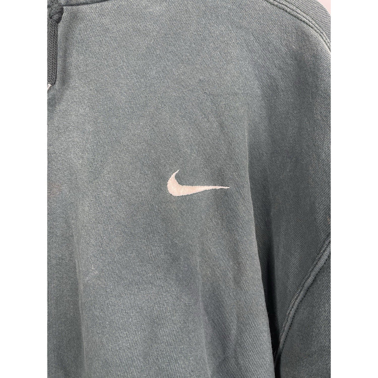 VINTAGE Nike Sweatshirt Men Large Green Hoodie Pullover 90s Streetwear USA *