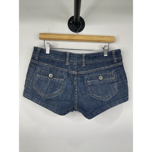 Women’s Y2K American Eagle MultiPocket Mini Denim Shorts Sz 8
