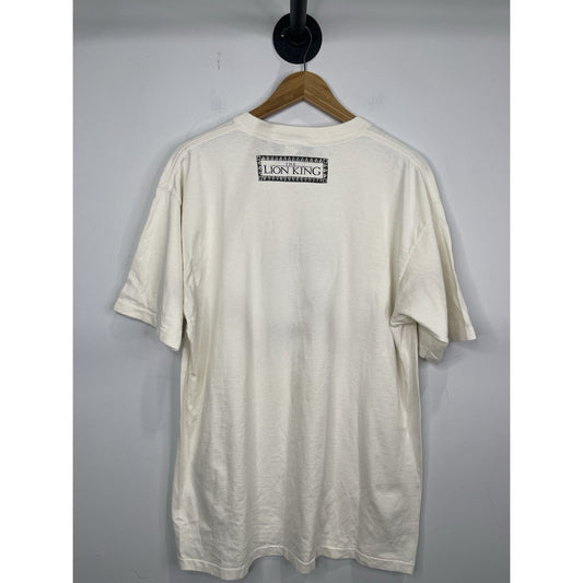 Vintage Disney Originals Lion King “Simba” White T-shirt Size L/XL