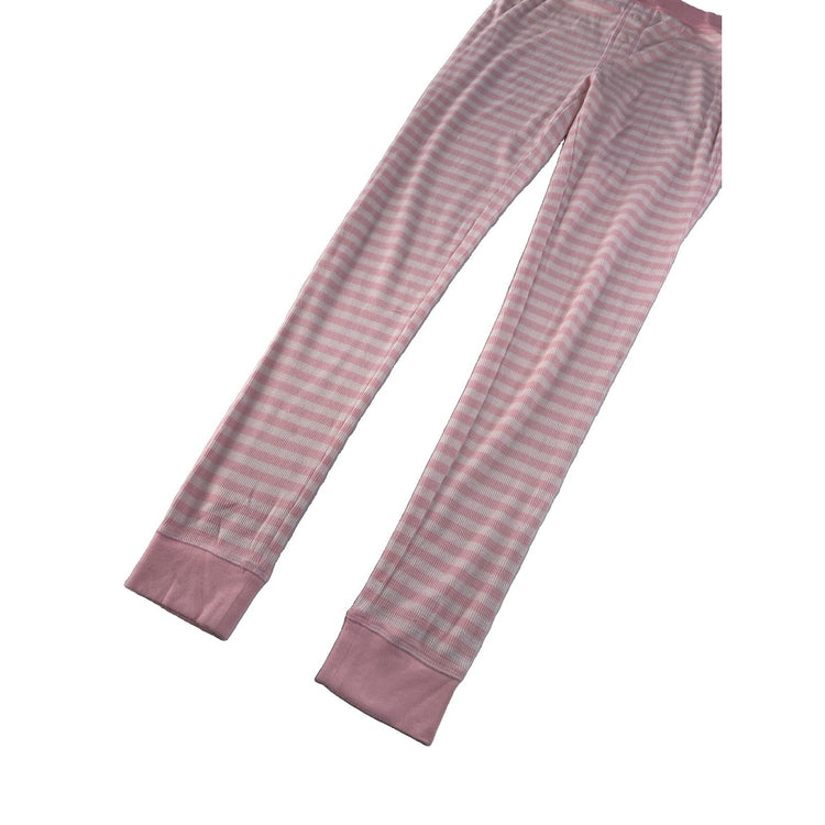 Womens Victorias Secret Pink & White Striped Pajama Pants Size Small