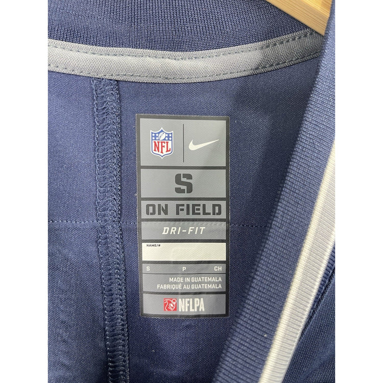Ezekiel Elliott Dallas Cowboys NIKE NFL On Field Blue Jersey Men's SMALL