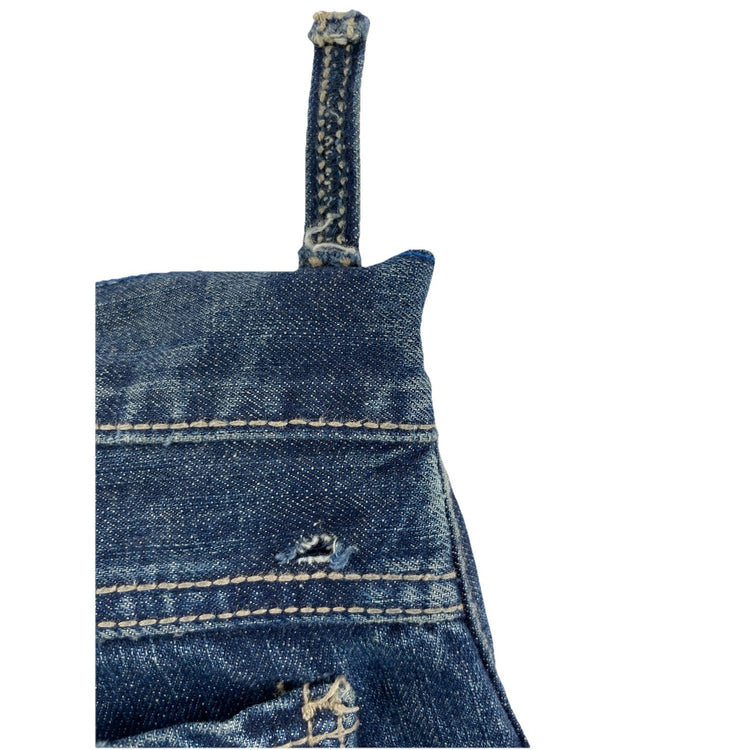 Men’s Wrangler Flame Resistant Straight Dark Wash Work Jeans Size 32x36