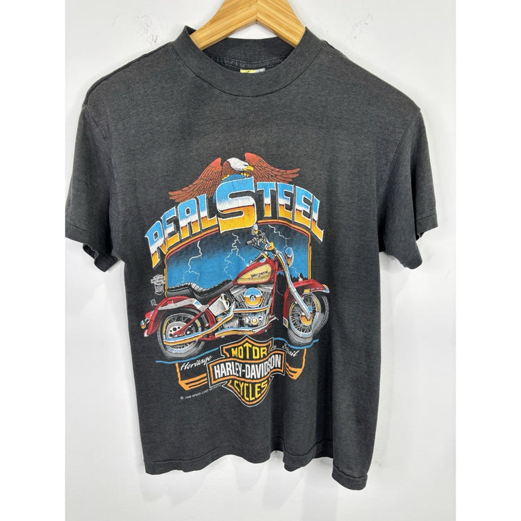 Vintage 1988 Harley Davidson “speed Limit Seventy” T-shirt Size L