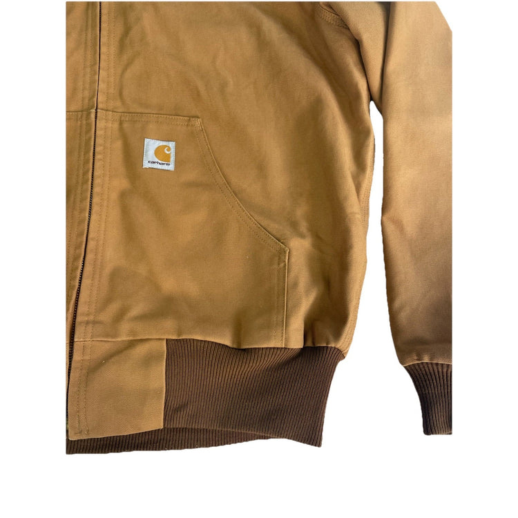 Mens Carhartt Brown Thermal Lined Duck Active Jacket Size M