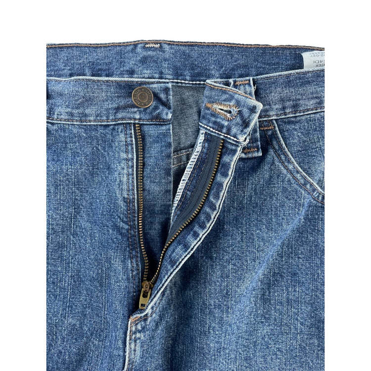 Mens Wrangler Blue Denim Workwear Hammer Loop Carpenter Shorts SIZE 33