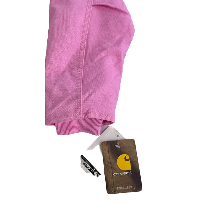 Girls Carhartt Pink Full-Zip Sherpa Lined Coat Size L
