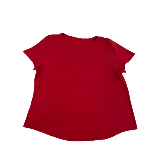 Lululemon Red Short Sleeve Athletic T-Shirt