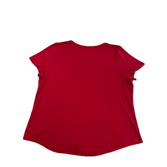 Lululemon Red Short Sleeve Athletic T-Shirt