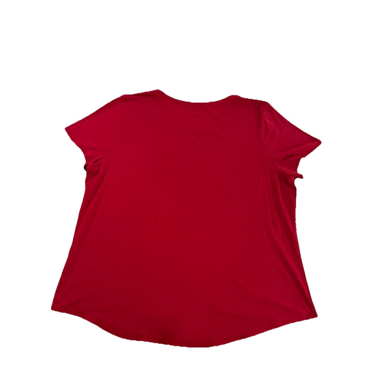 Lululemon Red Short Sleeve Athletic T-Shirt