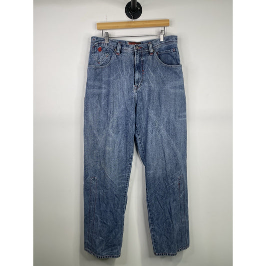 Mens Y2k Roca Wear Denim Jeans 36x34