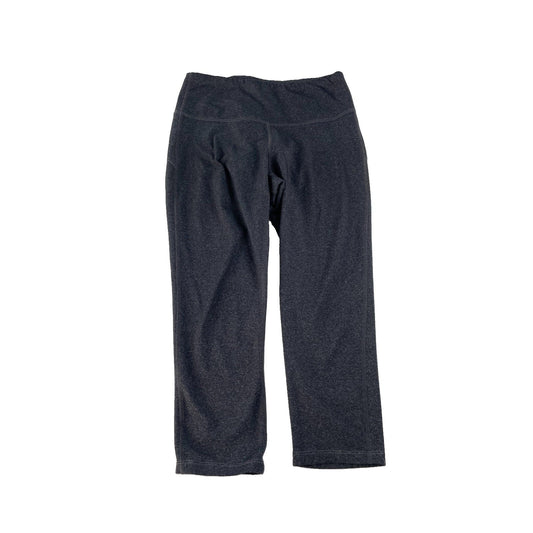 Women's Lululemon Athletica Charcoal Grey High-Rise Cropped Leggings Size 2