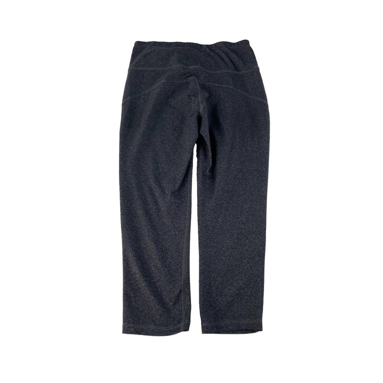 Women's Lululemon Athletica Charcoal Grey High-Rise Cropped Leggings Size 2