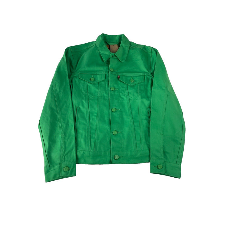 Mens Levi’s Green Button Up Jean Jacket Size Small